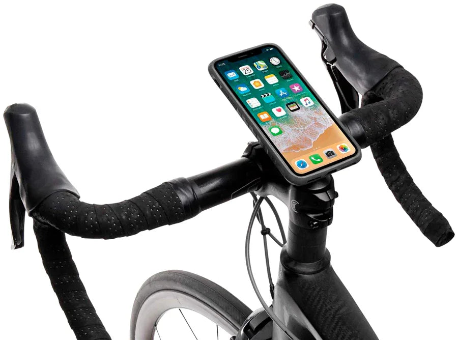 Ridecase with Mount - Fits iPhone XS MAX Black/Gray - Bicycle Warehouse