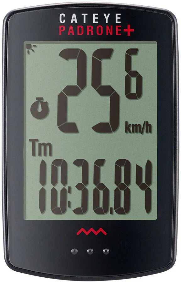 Padrone+ Bike Computer - Wireless Black - Bicycle Warehouse