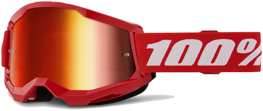 Strata 2 Goggles - Red/Mirror Red - Bicycle Warehouse