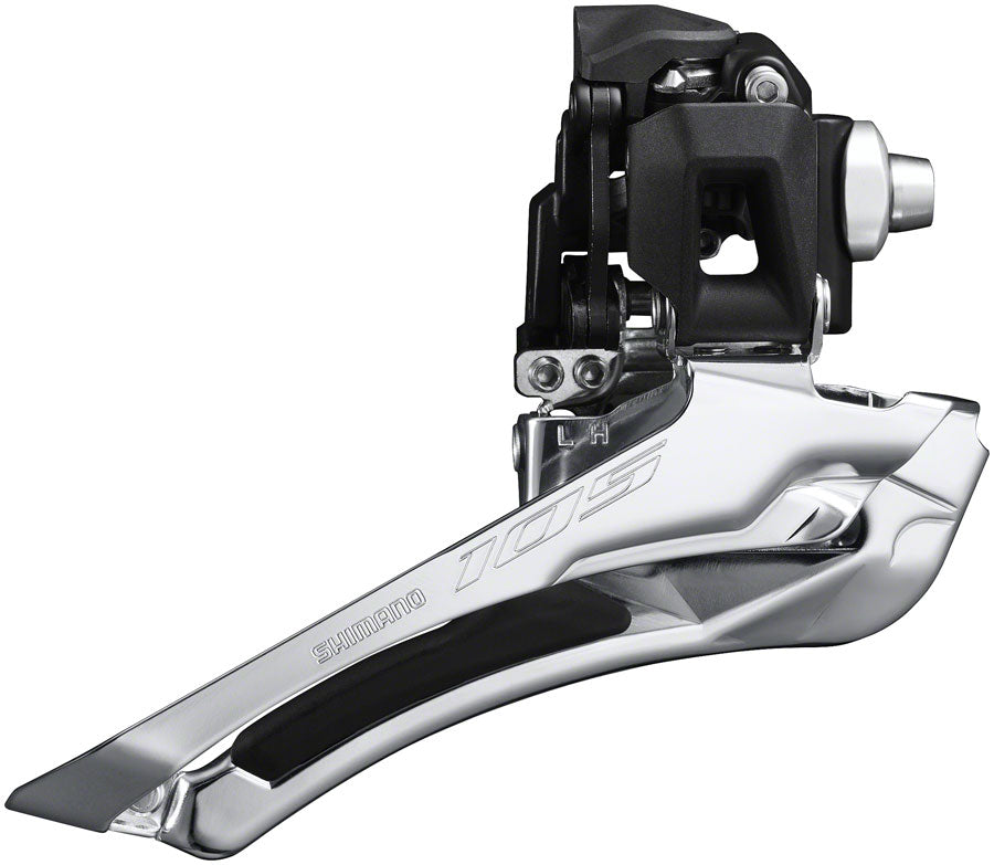 105 FD-R7100-F Front Derailleur - 12-Speed Double Braze-On Down-Swing Down-Pull 52t Max - Bicycle Warehouse