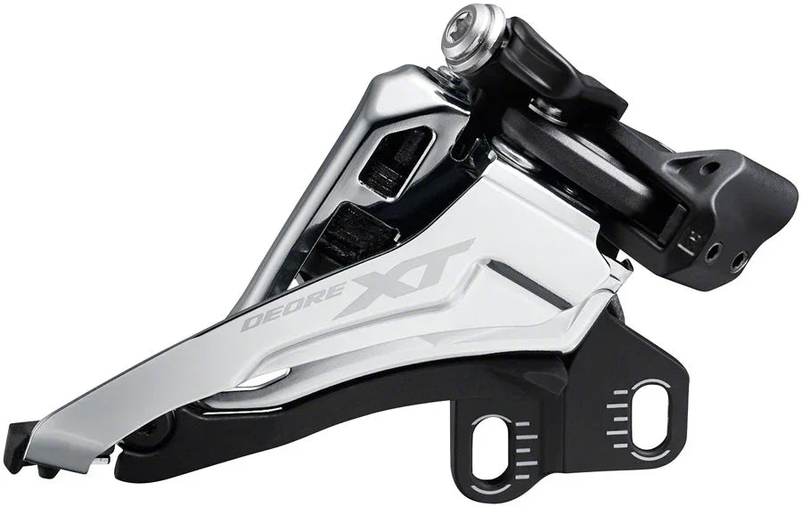 XT FD-M8100-E Front Derailleur - 2x12 E2-Direct Mount Front Side-Swing BLK - Bicycle Warehouse