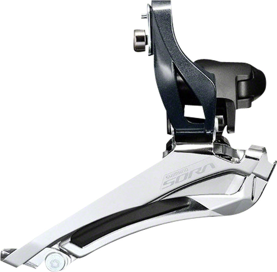 Sora FD-R3000 9-Speed Double 34.9/31.8/28.6mm Front Derailleur only compatible Sora R3000 2x left shifter - Bicycle Warehouse