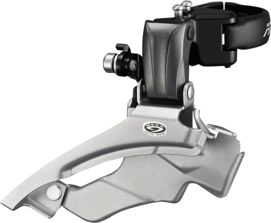 Altus FD-M371 9-Speed Triple Down-Swing Dual-Pull Front Derailleur - Bicycle Warehouse