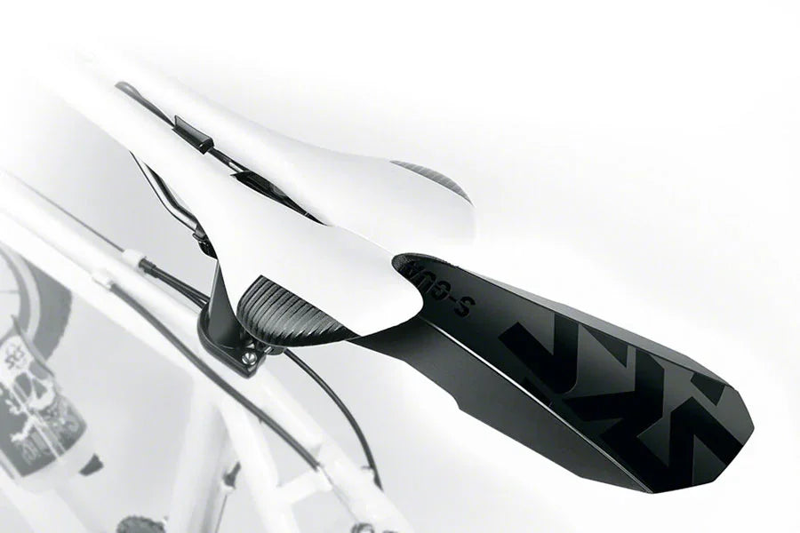 S-Guard Clip-On Rear Fender - Saddle Mount Black - Bicycle Warehouse