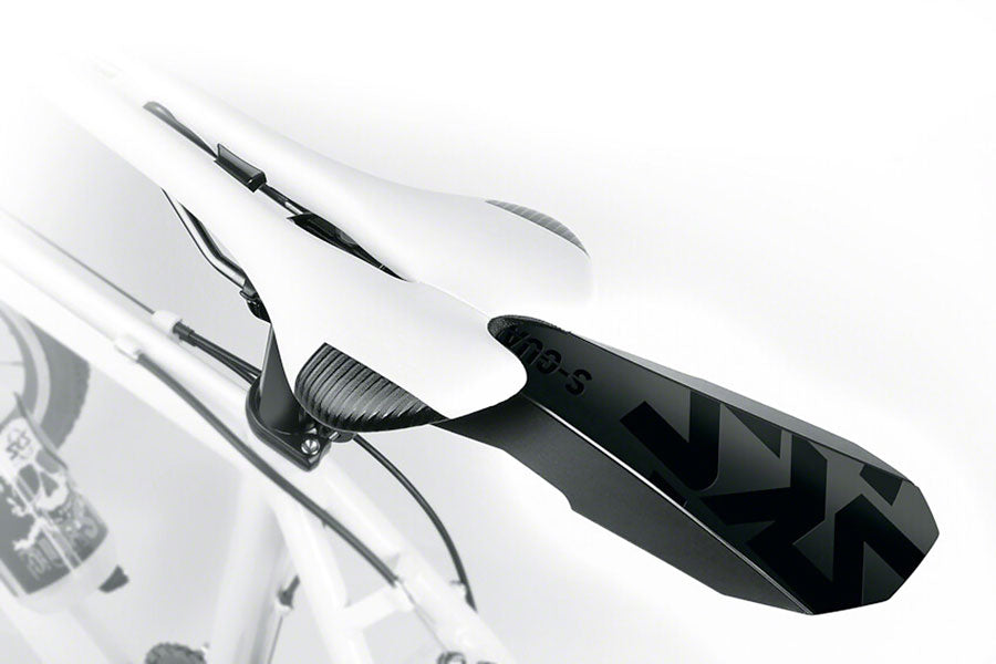 S-Guard Clip-On Rear Fender - Saddle Mount Black - Bicycle Warehouse