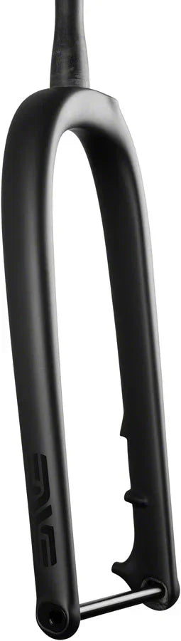 Fat Bike Carbon Fork 1.5" Tapered Steerer 42/51mm Adjustable Rake 15mm x 150mm Axle BLK - Bicycle Warehouse