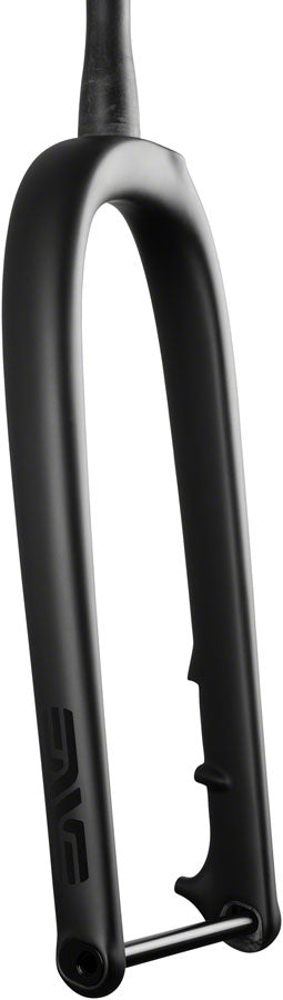Fat Bike Carbon Fork 1.5" Tapered Steerer 42/51mm Adjustable Rake 15mm x 150mm Axle BLK - Bicycle Warehouse