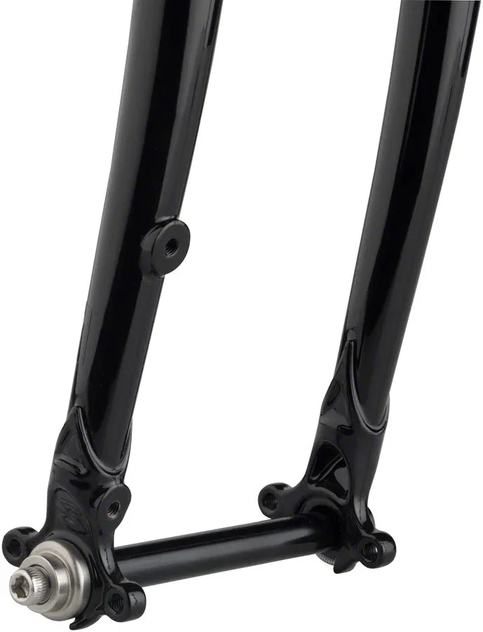 Midnight Special 650b Fork 1-1/8" 50mm Offset Black - Bicycle Warehouse