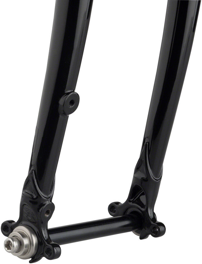 Midnight Special 650b Fork 1-1/8" 50mm Offset Black - Bicycle Warehouse
