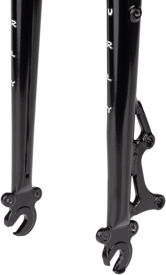 Preamble 650b Fork 9x100mm QR 1-1/8" Straight Steerer Black - Bicycle Warehouse