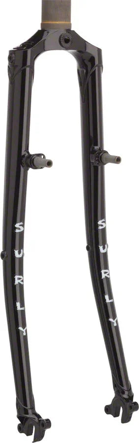 Surly Long Haul Trucker Fork 26" 400mm w/ Logo Crown Blacktacular - Bicycle Warehouse