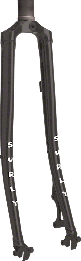 Straggler Disc Fork: 700c 400mm 1-1/8 straight steerer Black - Bicycle Warehouse