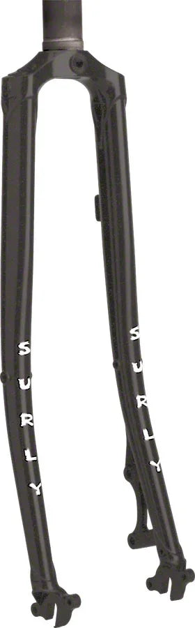 Straggler Disc Fork: 700c 400mm 1-1/8 straight steerer Black - Bicycle Warehouse