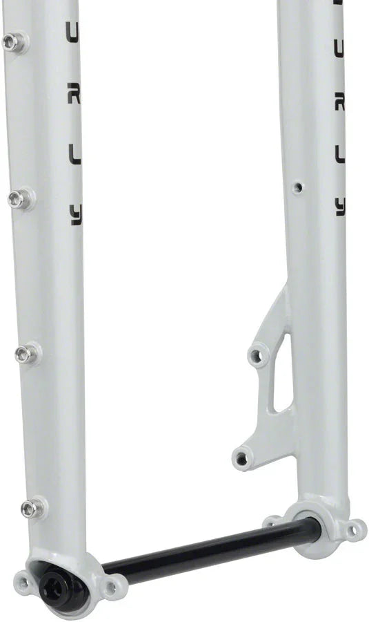 Moonlander Fork - 24" Steel 12 x 197mm 1-1/8" Straight Steerer Lunar Dust Gray - Bicycle Warehouse