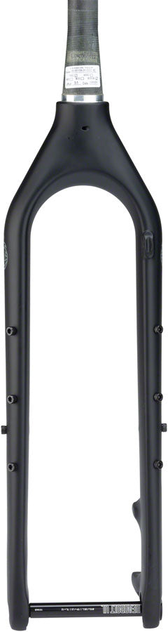 Firestarter 110 Deluxe Carbon Fork 15x110mm Thru-Axle Matte Black - Bicycle Warehouse