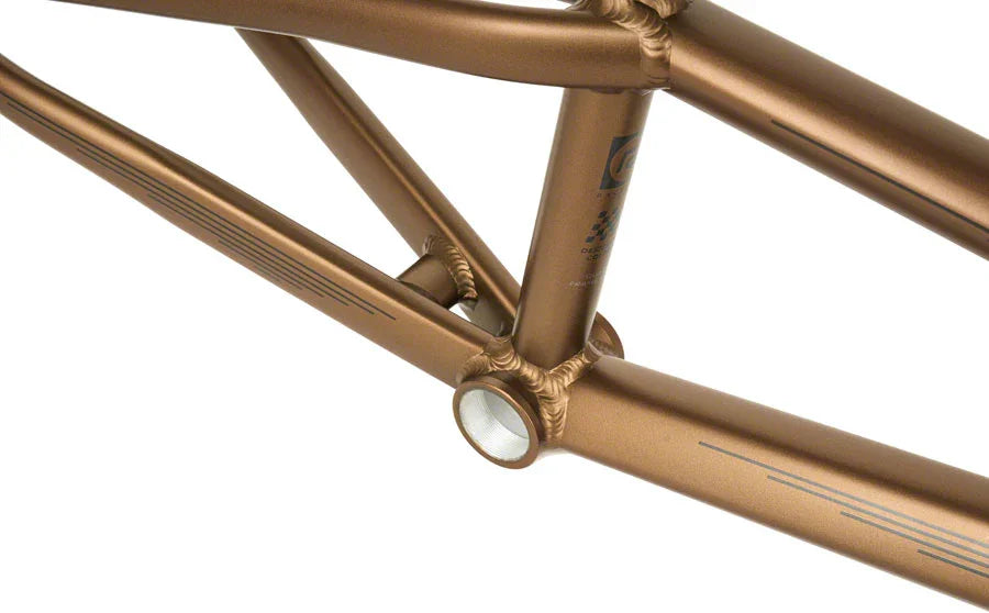 Quartz BMX Race Frame - Pro 20.5" TT Metallic Copper - Bicycle Warehouse