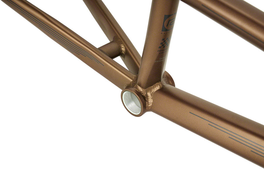 Quartz BMX Race Frame - Pro XL 21.25" TT Metallic Copper - Bicycle Warehouse