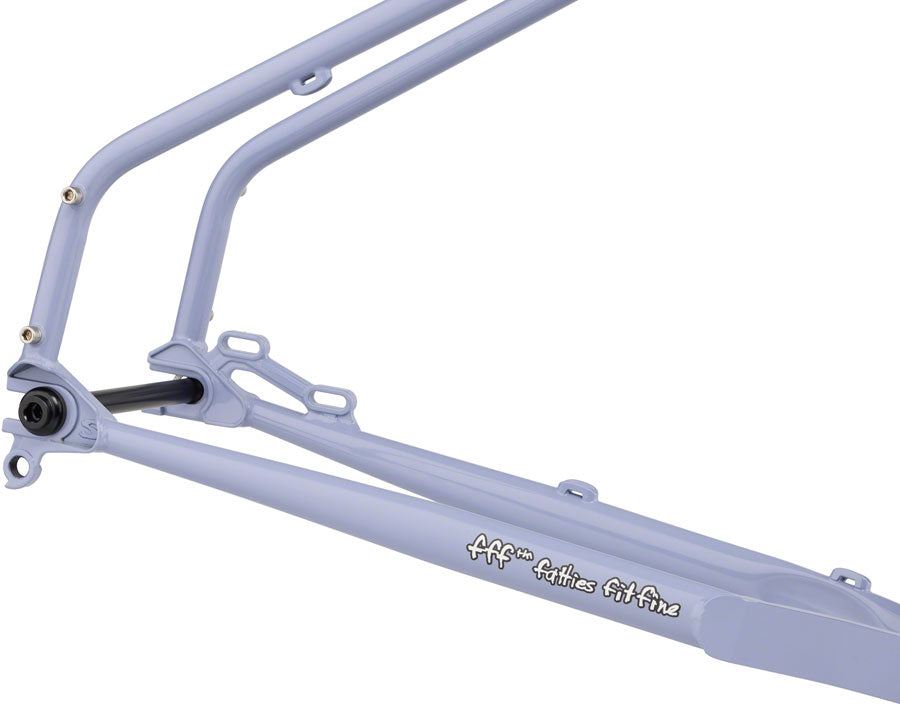 Grappler Frameset - 27.5" Steel Purple Dust Bunny X-Large - Bicycle Warehouse