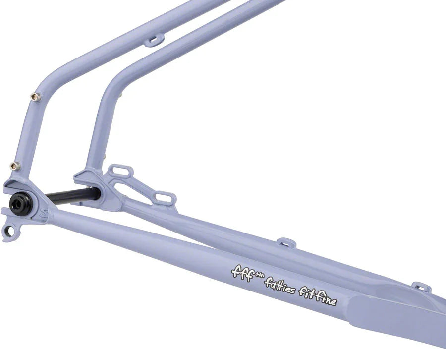 Grappler Frameset - 27.5" Steel Purple Dust Bunny X-Large - Bicycle Warehouse