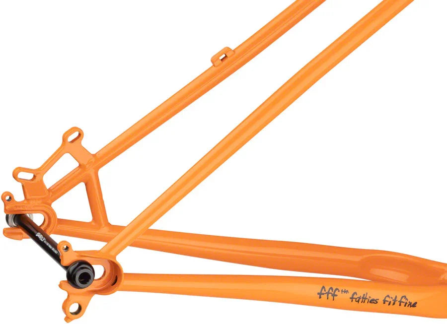Lowside Frameset - 27.5" Steel Dream Tangerine Small - Bicycle Warehouse