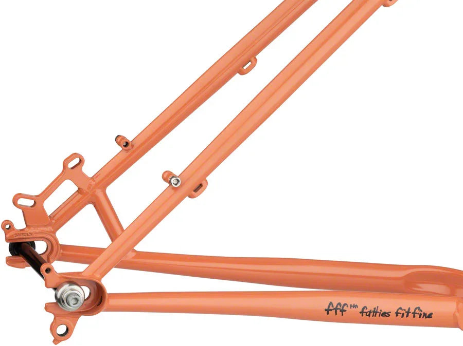 Karate Monkey Frameset - 27.5" Steel Peach Salmon Sundae X-Small - Bicycle Warehouse