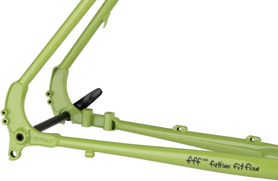 Disc Trucker Frameset - 700c Steel Pea Lime Soup 62cm - Bicycle Warehouse