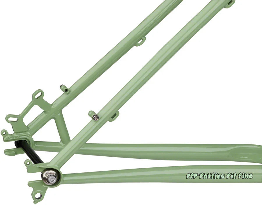 Surly Krampus Frameset - 29" Steel Sage Green Durable Mountain Bike Frame - Bicycle Warehouse