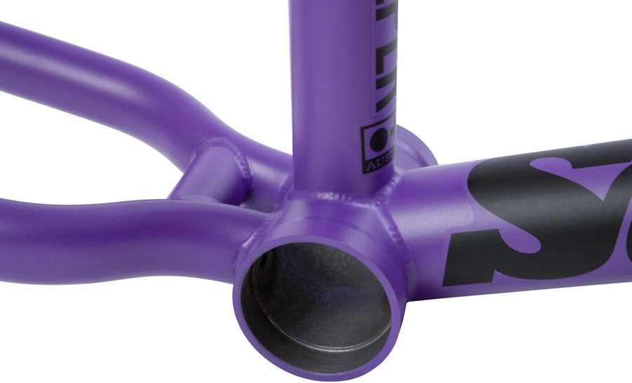 Street Sweeper BMX Frame - 20.75" TT Pink/Purple - Bicycle Warehouse