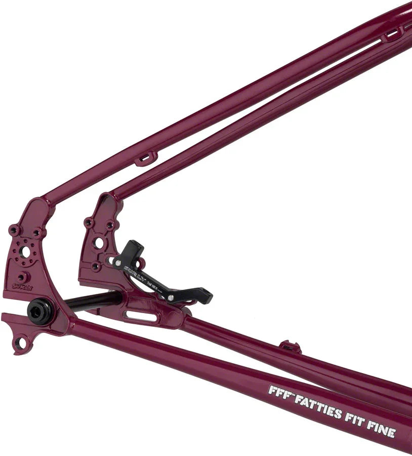 Ogre Frameset - 29" Steel Fermented Plum Medium - Bicycle Warehouse