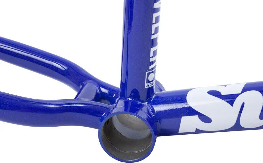 Street Sweeper BMX Frame - 21" TT Gloss Metallic Blue - Bicycle Warehouse