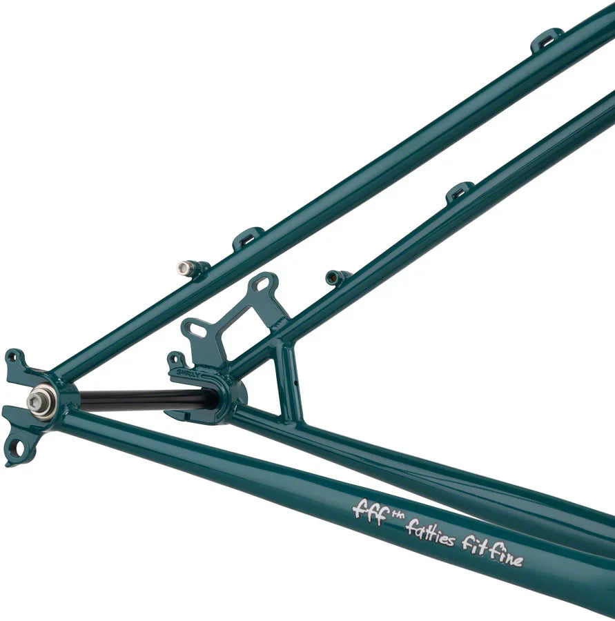 Wednesday Fat Bike Frameset - 26" Steel OG Algae Small - Bicycle Warehouse