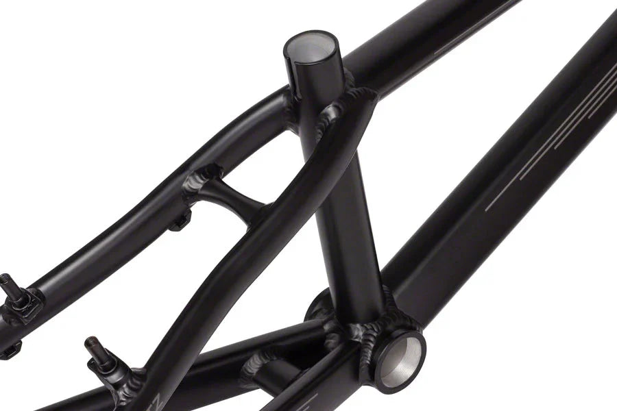 BMX Raceline Quartz BMX Race Frame - Pro L 20.9 TT Matte Black - Bicycle Warehouse