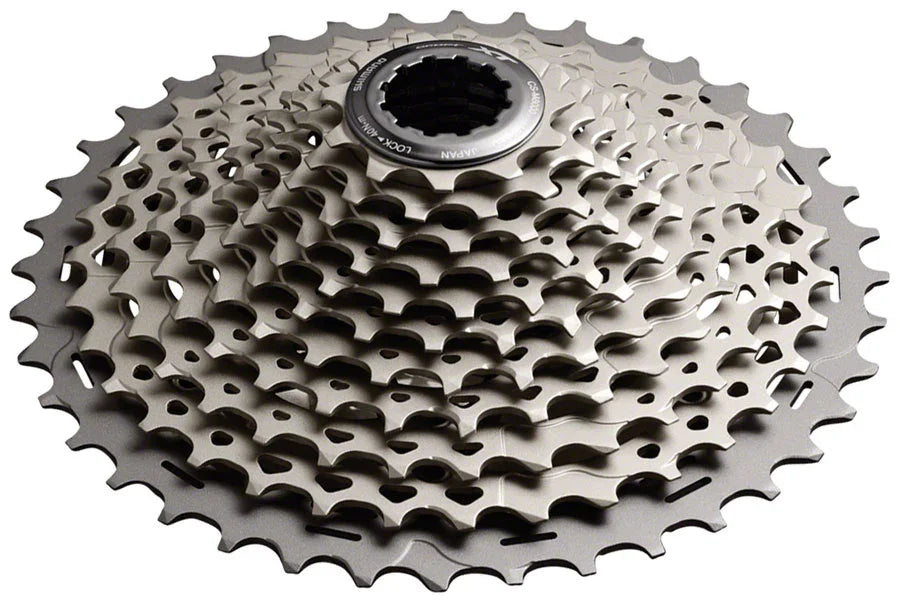 Deore XT CS-M8000 Cassette - 11 Speed 11-40t Gray - Bicycle Warehouse