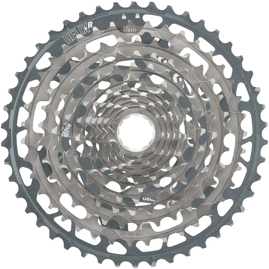 e*thirteen Helix R Cassette - 11-Speed 9-46t Nickel/Gray - Bicycle Warehouse