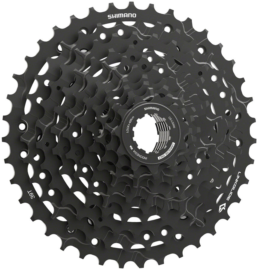CUES CS-LG300-10 Cassette - 10-Speed 11-39t LINKGLIDE Black - Bicycle Warehouse