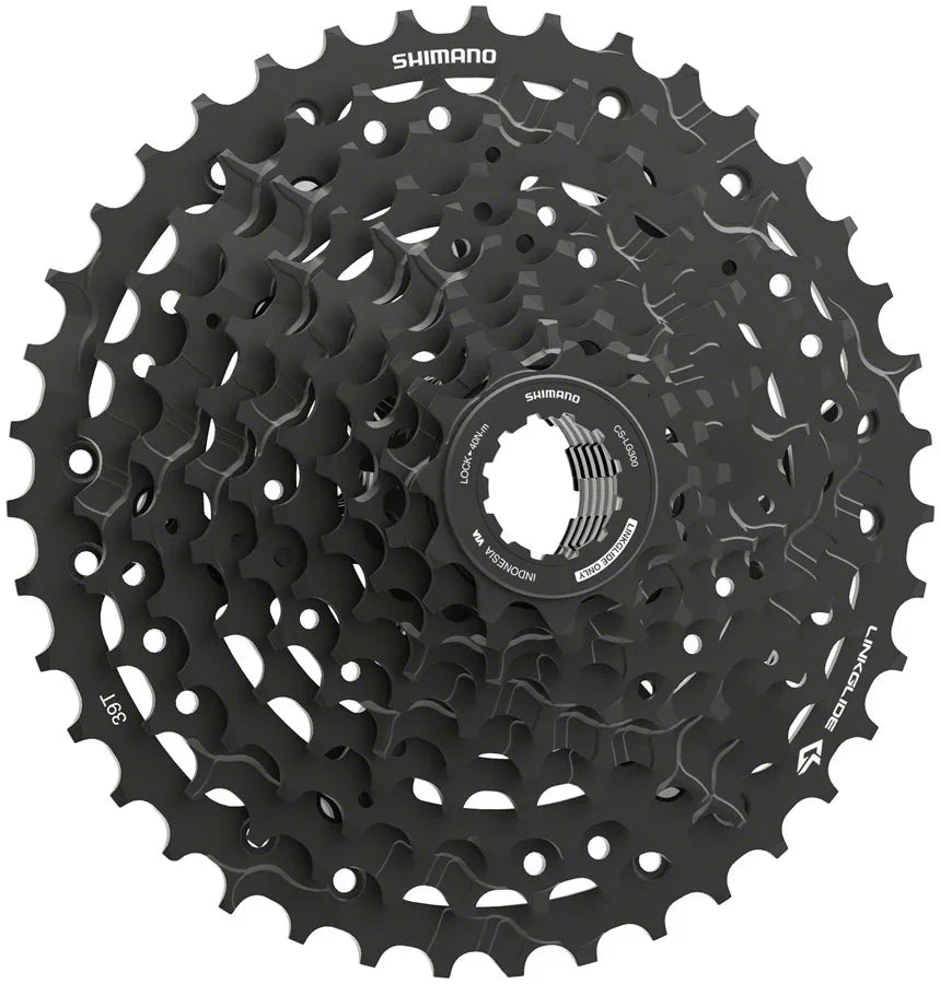 CUES CS-LG300-10 Cassette - 10-Speed 11-39t LINKGLIDE Black - Bicycle Warehouse