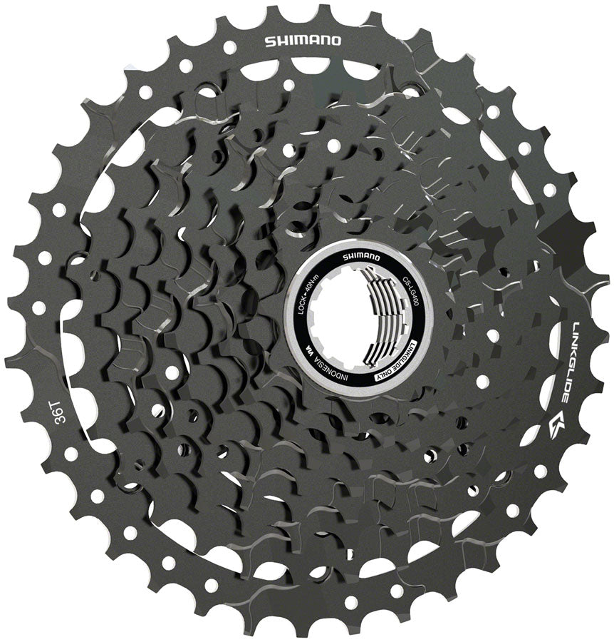 CUES CS-LG400-9 Cassette - 9-Speed 11-36t LINKGLIDE Black - Bicycle Warehouse