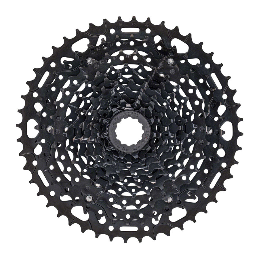 ADVENT X Cassette - 10 Speed 11-48T ED Black Hardened Steel Cogs - Bicycle Warehouse