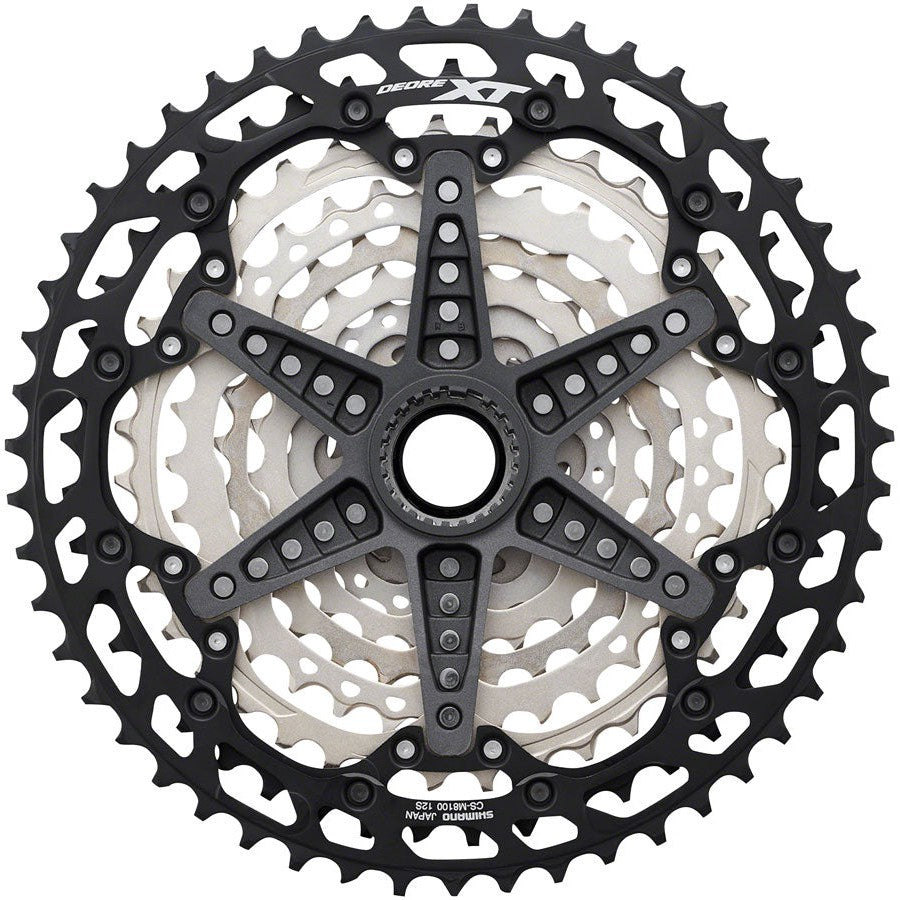 Shimano XT CS-M8100 Cassette - 12-Speed, 10-51t, Micro Spline - Cassettes - Bicycle Warehouse