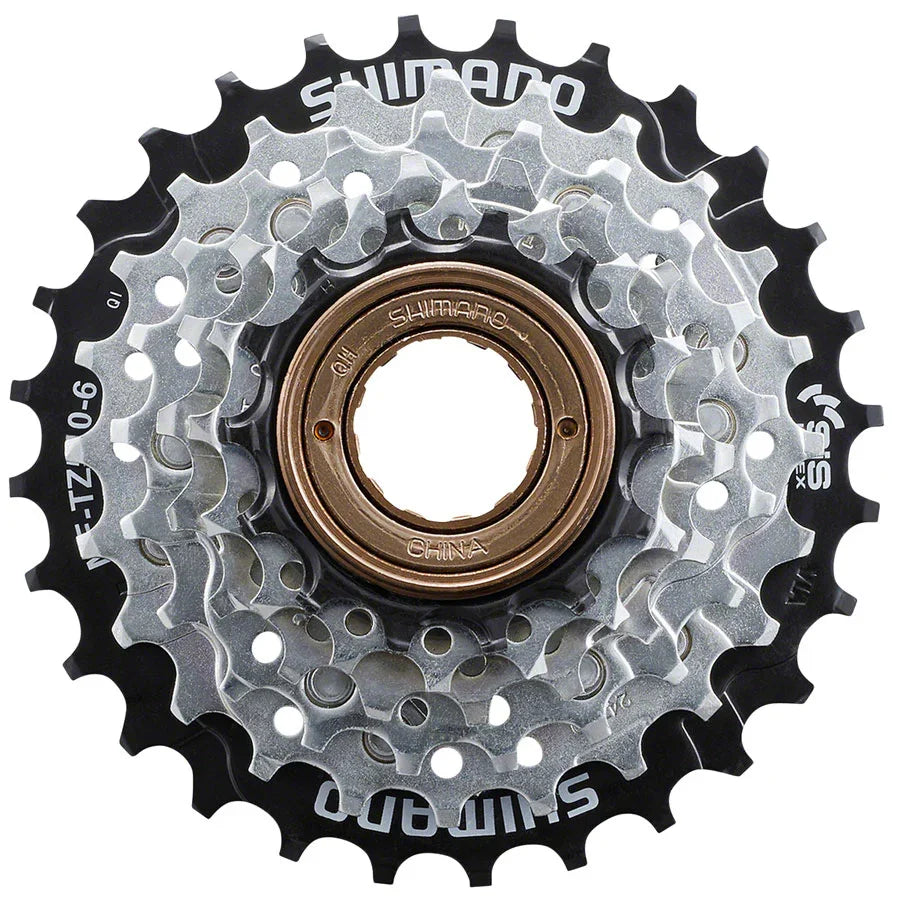 Shimano MF-TZ510-6-CP Multi-Speed Freewheel - 6-Speed 14-28t - Bicycle Warehouse