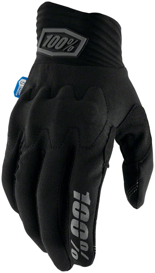 Cognito Smart Shock Gloves - Black Full Finger Medium - Bicycle Warehouse