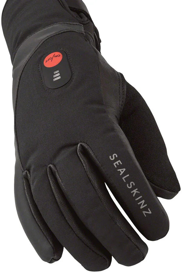 Upwell Heated Gloves - Black 2X- Large - Bicycle Warehouse