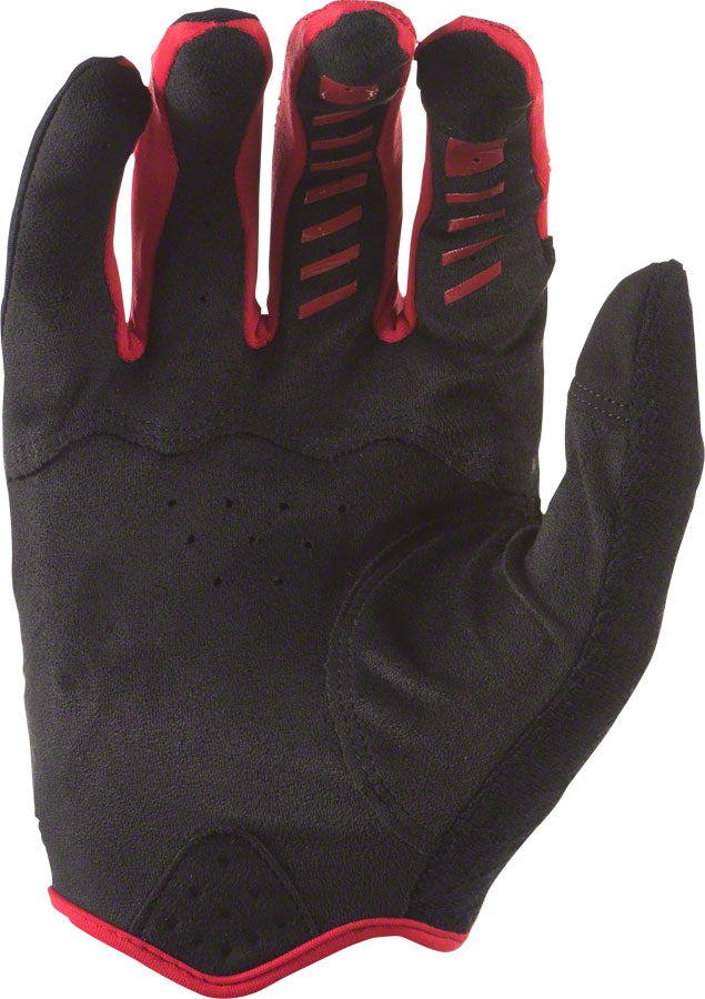 Monitor SL Gloves - Jet Black/Crimson Full Finger Medium - Bicycle Warehouse