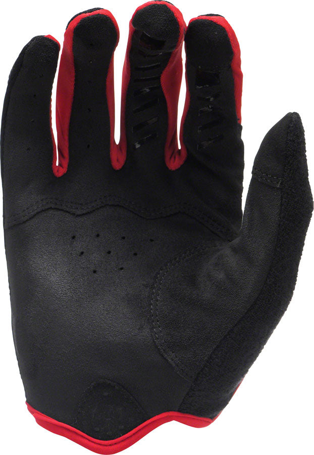 Monitor AM Gloves - Jet Black/Crimson Full Finger Medium - Bicycle Warehouse