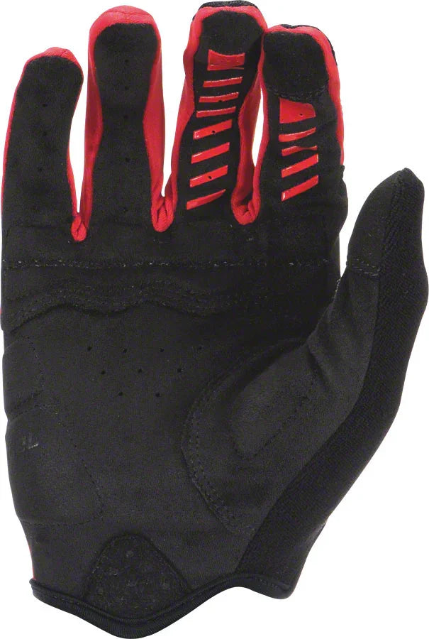 Monitor SL Gel Gloves - Red/Black Full Finger Medium - Bicycle Warehouse
