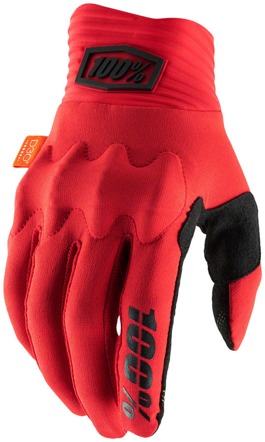 Cognito Gloves - Red/Black Full Finger Mens Small - Bicycle Warehouse
