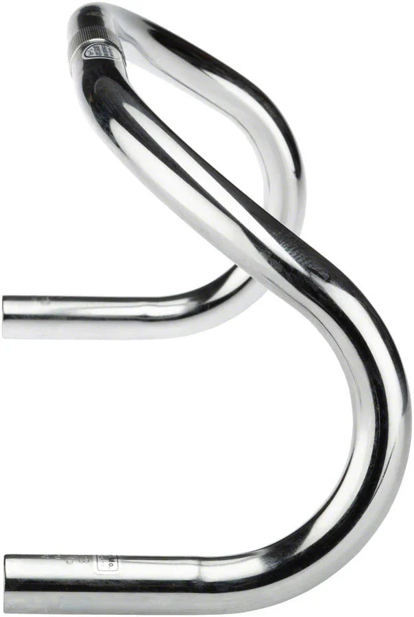 Track Drop Handlebar - Steel 25.4mm 42cm Silver - Bicycle Warehouse