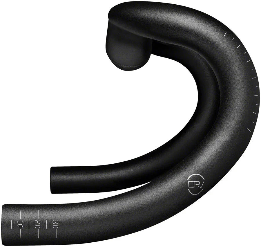Profile Design DRV/GMR Road Drop Handlebar - 42cm 105mm Drop 105mm Reach 31.8mm 9mm Rise BLK - Bicycle Warehouse