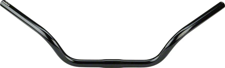 Urban Cruiser Bar 90mm Rise w/ 50d Sweep Black - Bicycle Warehouse
