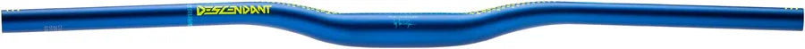 Truvativ Descendant CoLab Troy Lee Designs Riser Bar - 35mm clamp 760mm width 25mm rise Starburst Cyan/Blue - Bicycle Warehouse